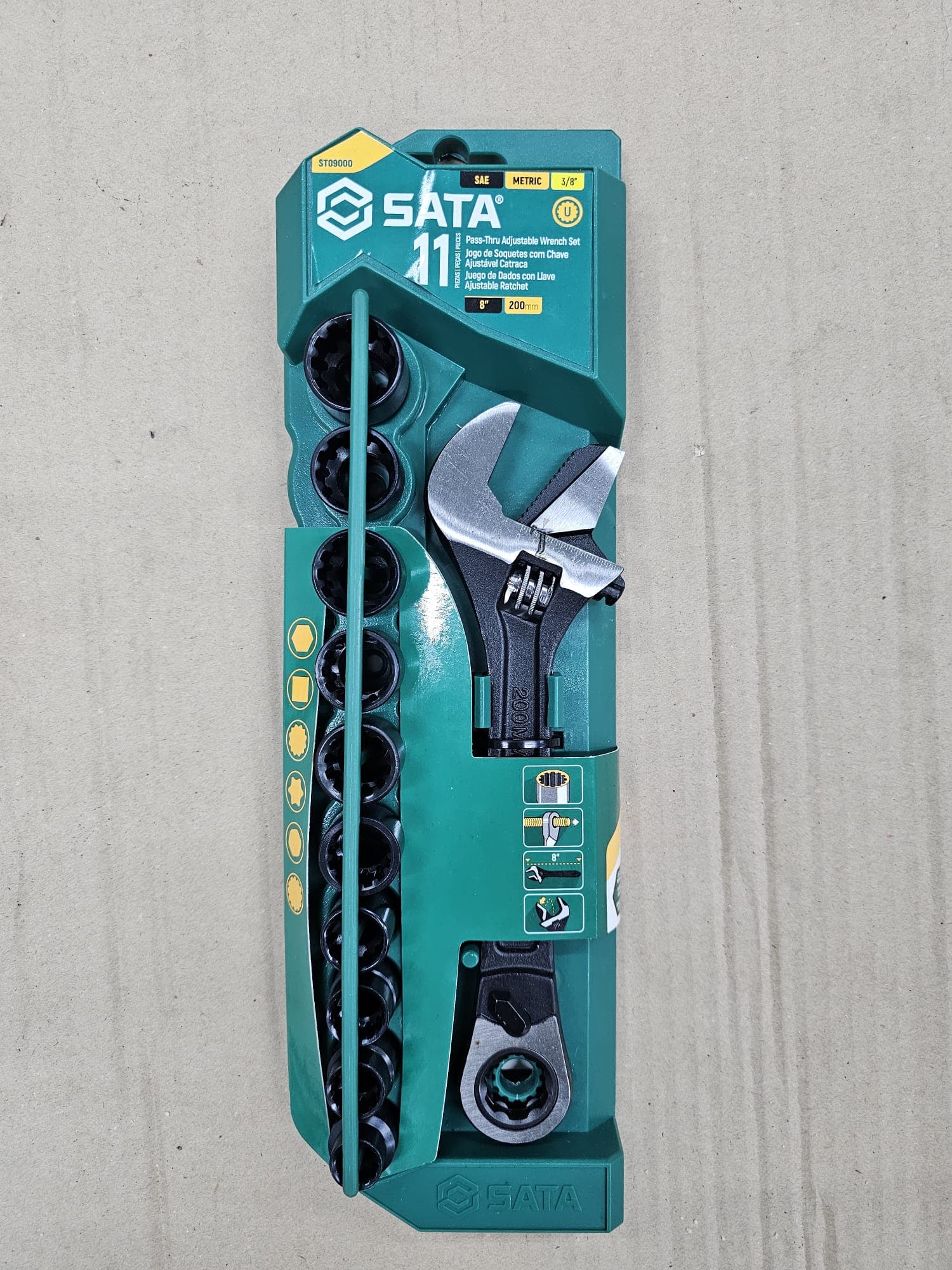 Chave Ajustável Inglesa Pass Thru X6 — imagen 2