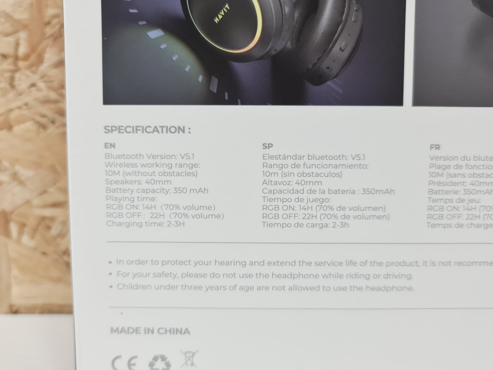 Headset Bluetooth Havit — image 11