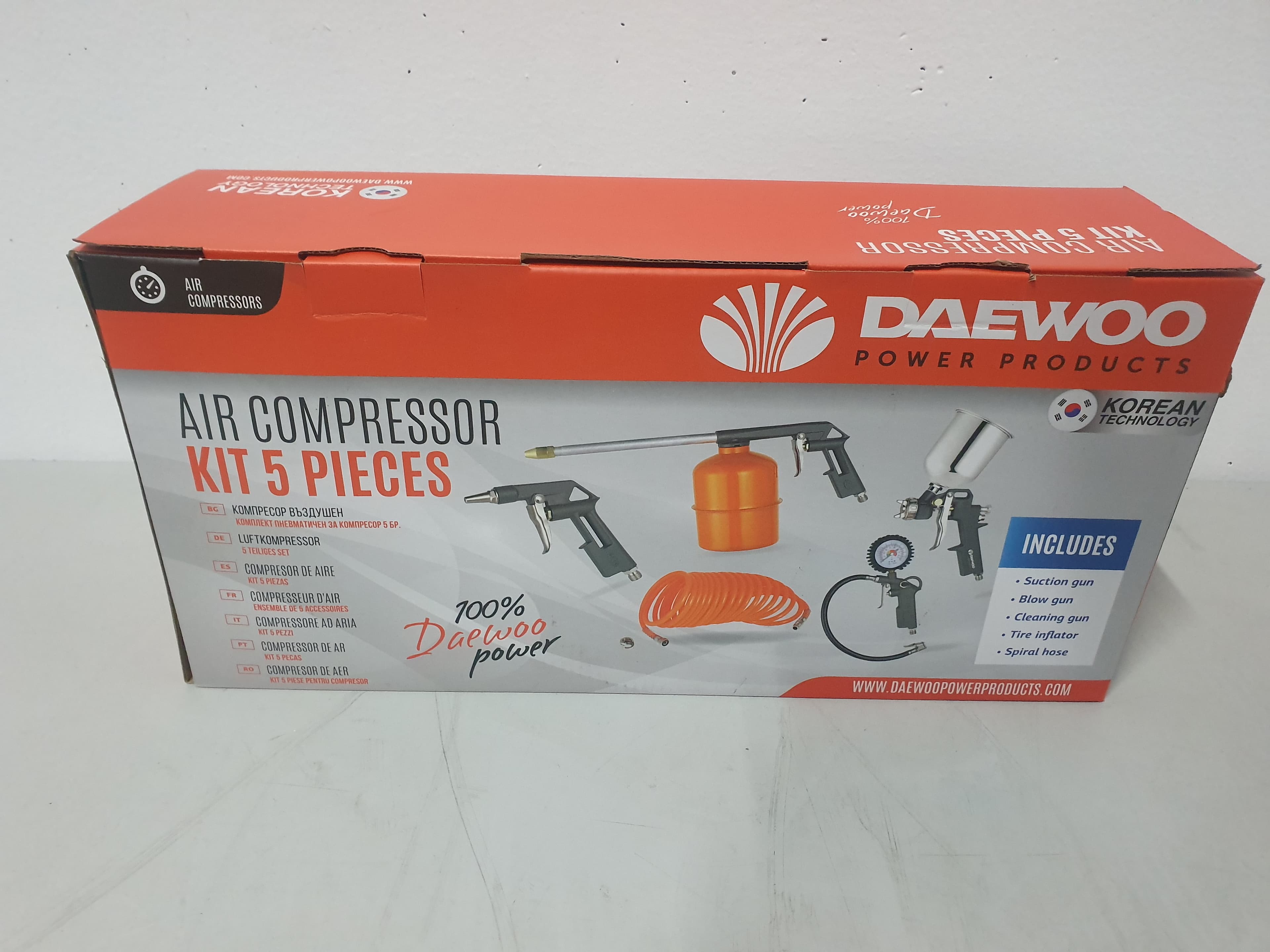 Kit 5 peças compressor ar Daewoo DAC5SET