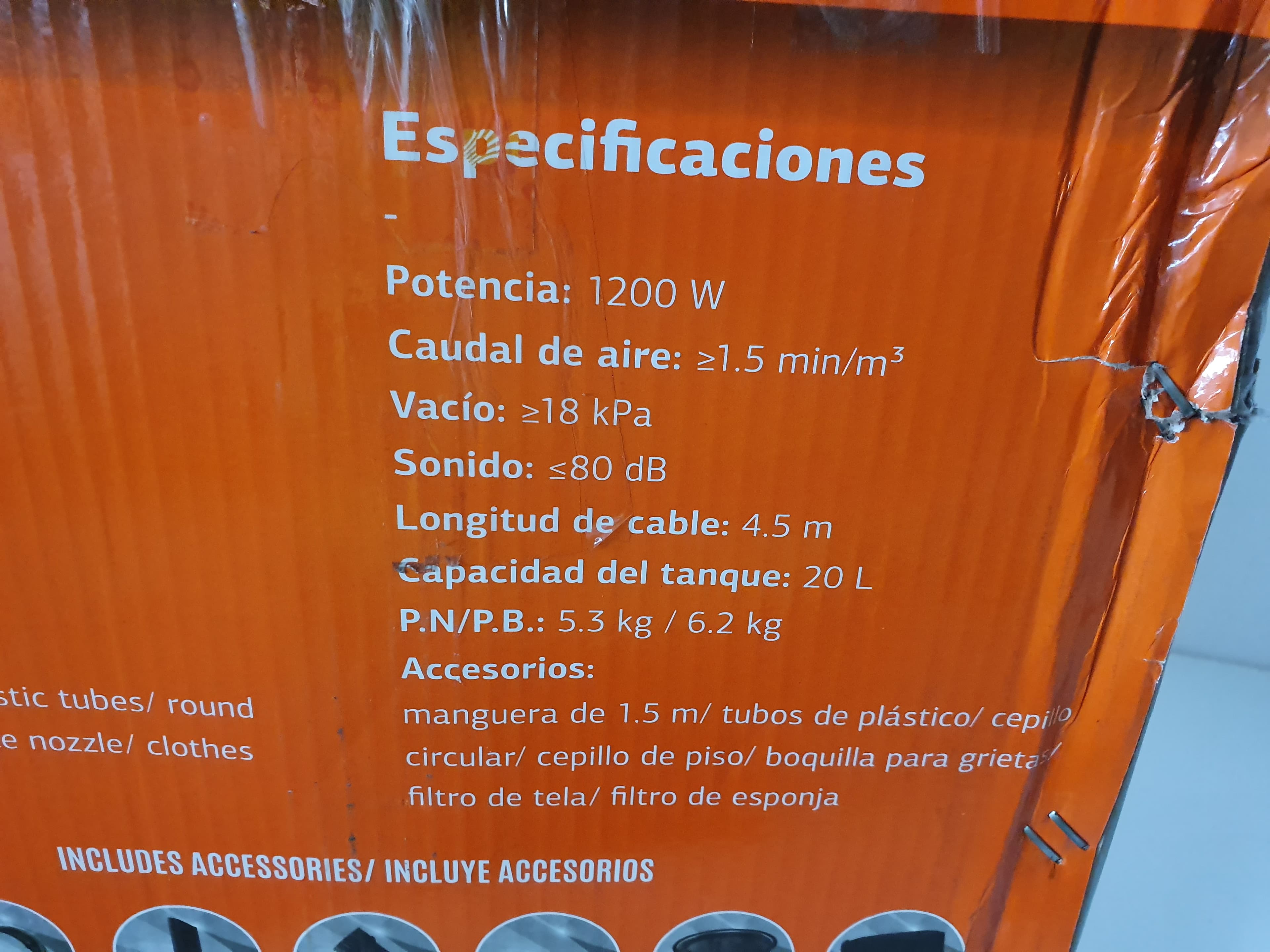 ASPIRADOR DAEWOO DAVC90-20L — imagen 7