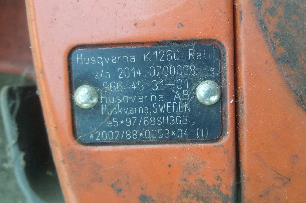 Moto Cortadeira-Husqvarna/K1260 Rail — imagem 3