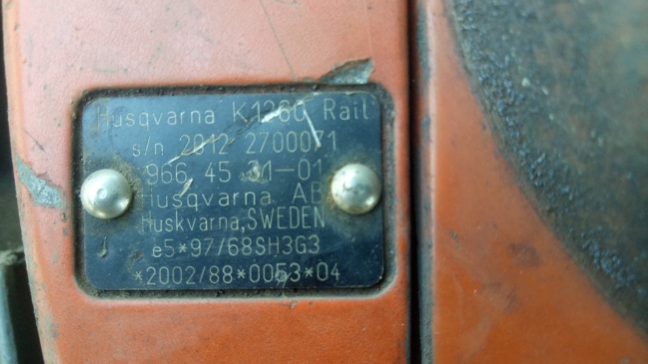Moto Cortadeira -  K1260 Rail — imagen 6