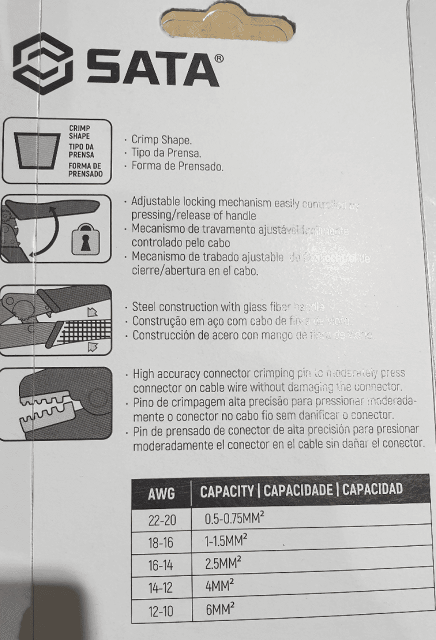 Alicate cravação — imagem 3
