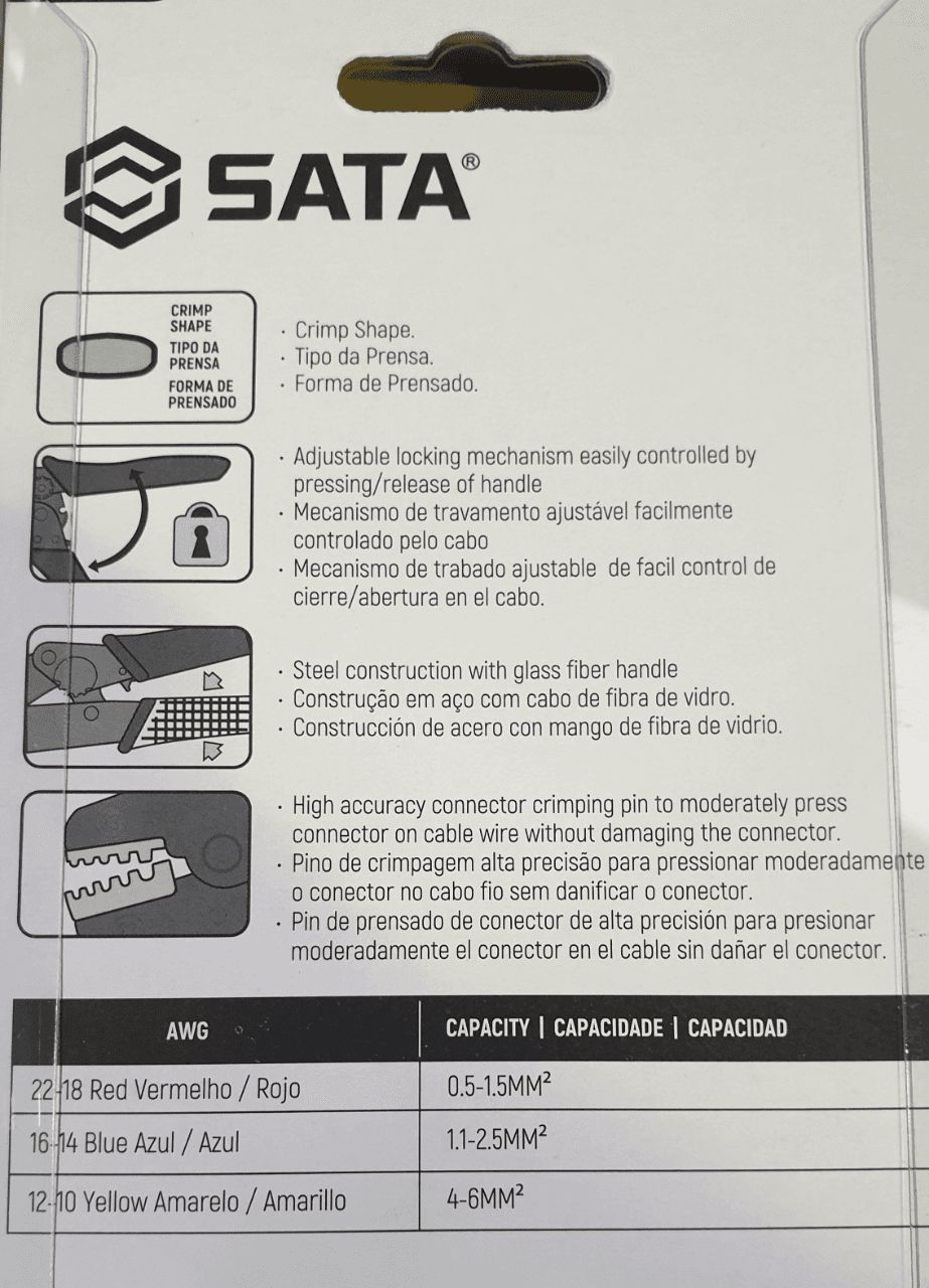 Alicate cravação — imagen 3