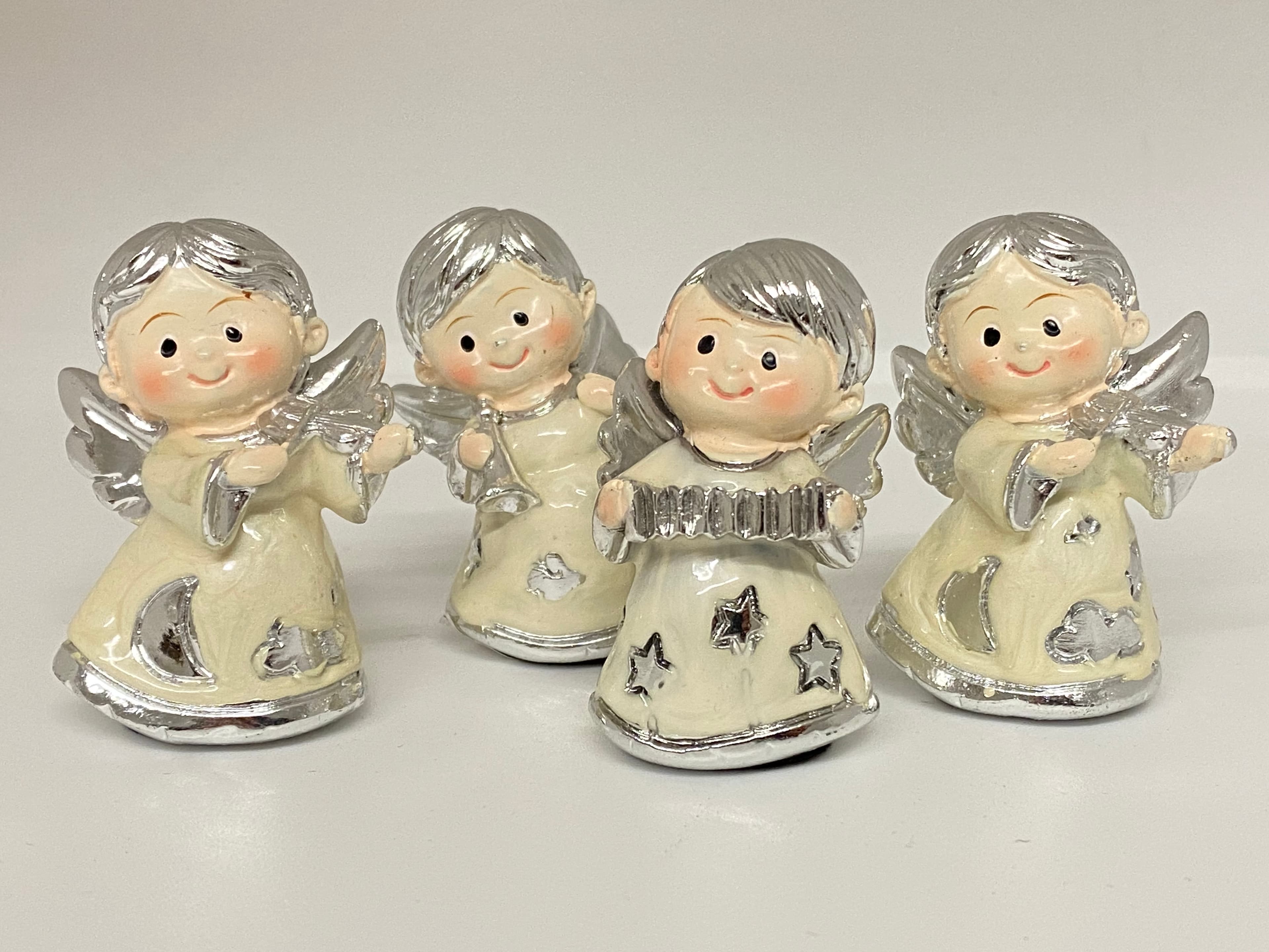 Conjunto de quatro anjos com instrumentos musicais — imagem 2