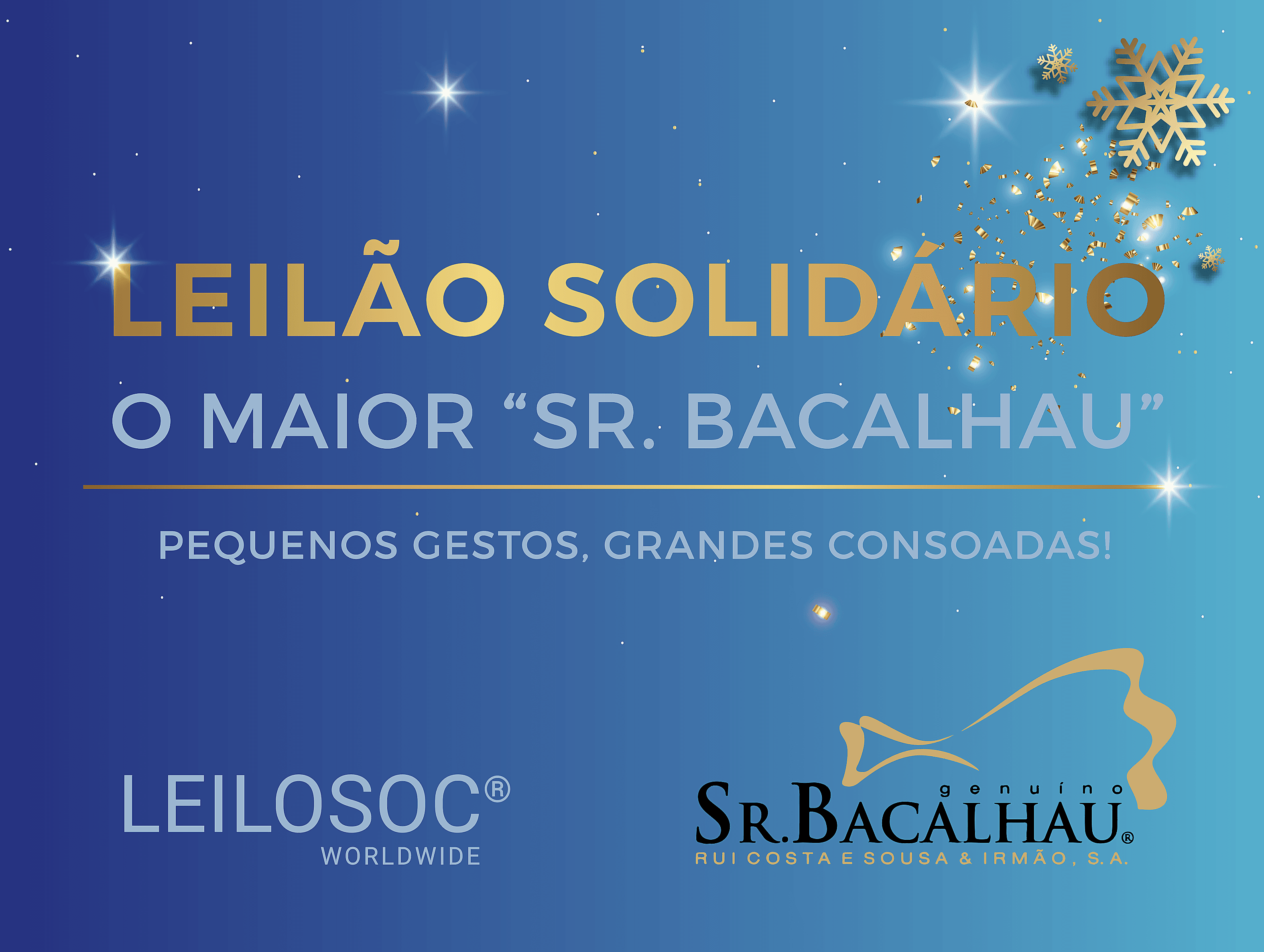 Leilão Solidário · O Maior Sr. Bacalhau — image 1