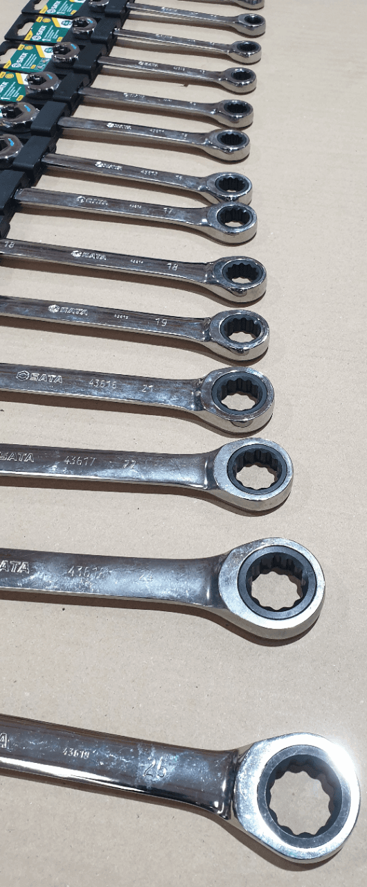 COMBINATION DOUBLE RATCHET WRENCHES, RATCHET ON OPEN END AND BOX END — image 2