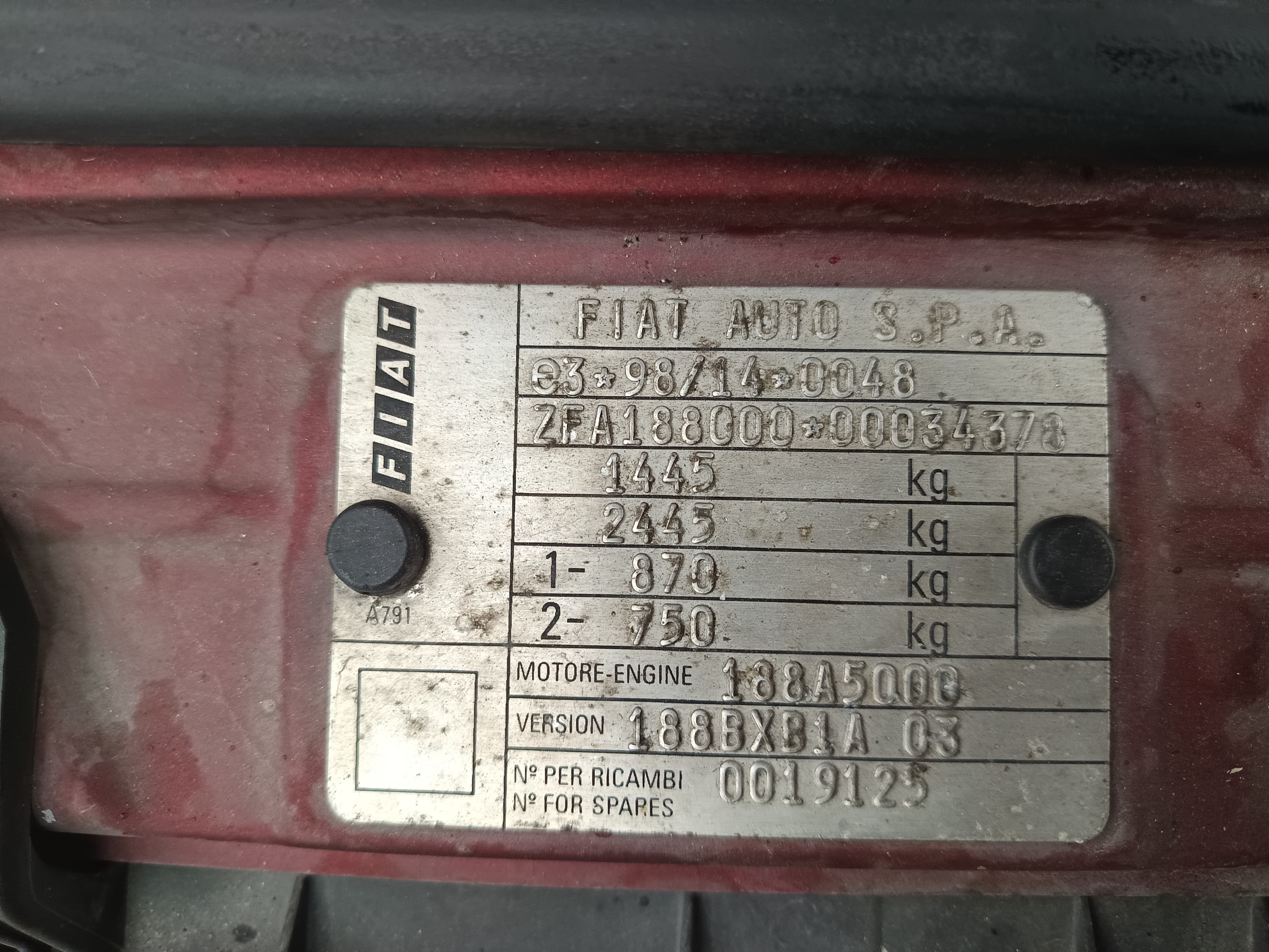 Fiat Punto · Ano 1999 — imagen 17