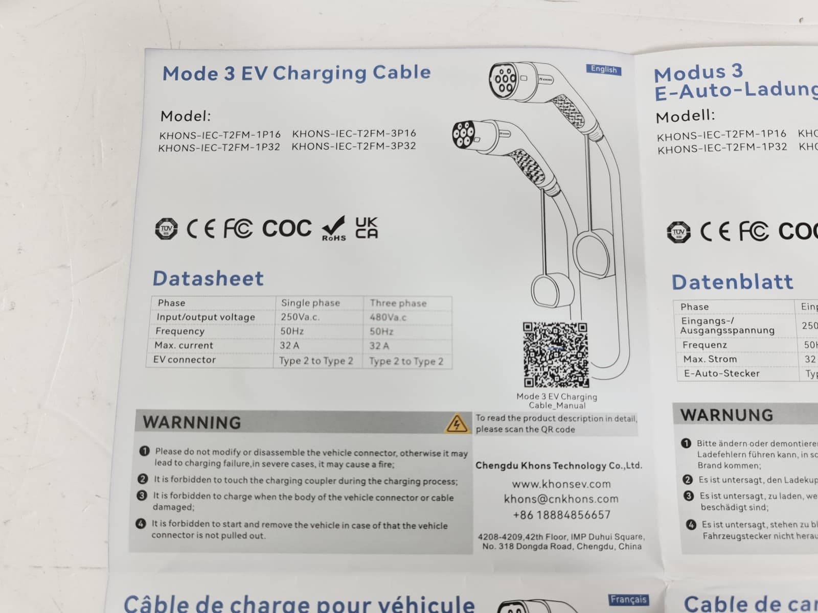 Cabo Carregamento Veículo Elétrico — image 12