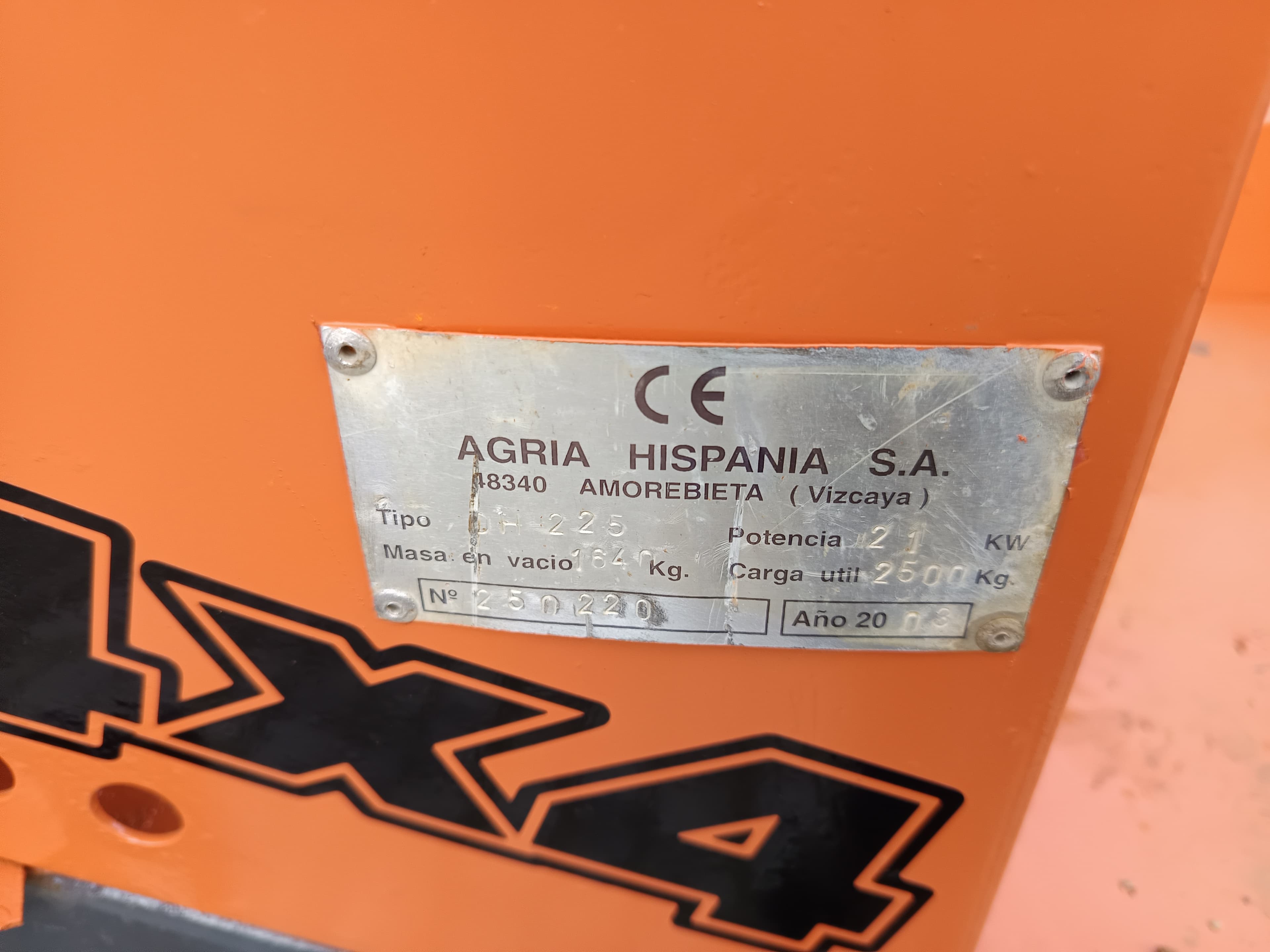 Dumper Agria · Ano 2003 — imagen 8