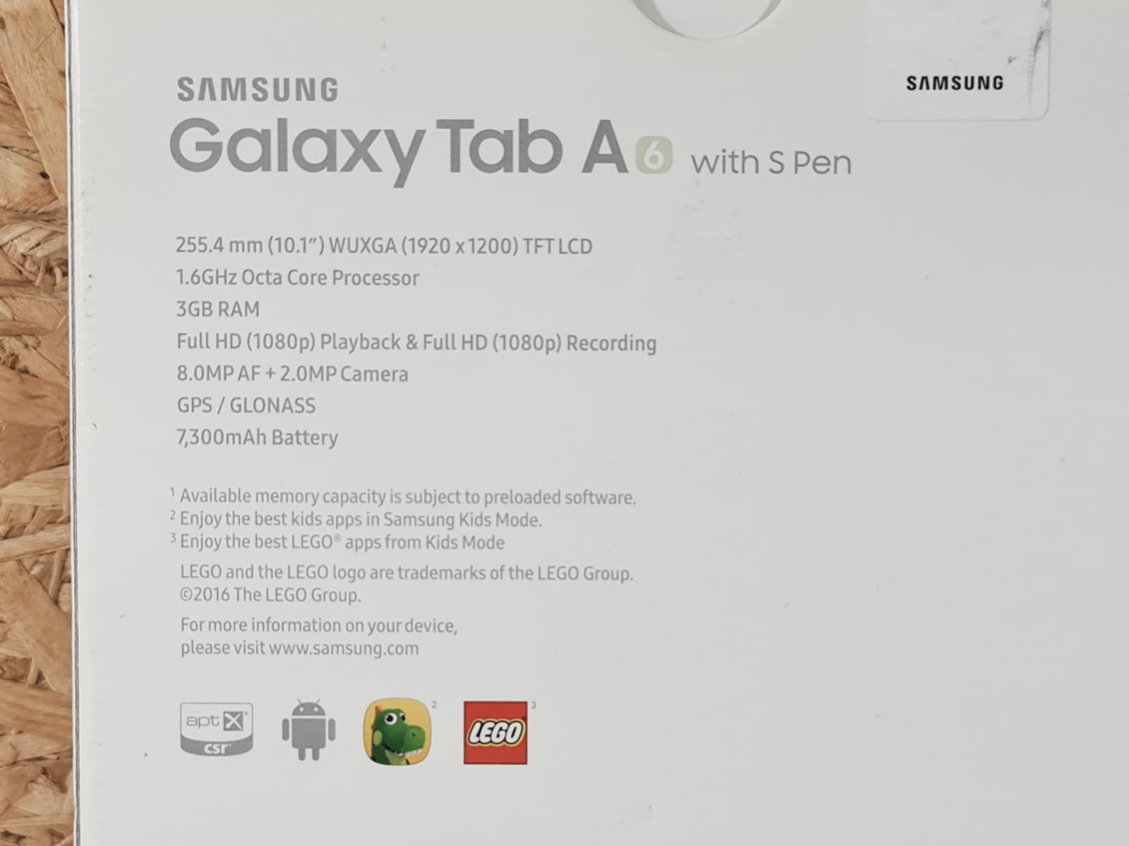 Tablet Samsung Tab A — imagen 10