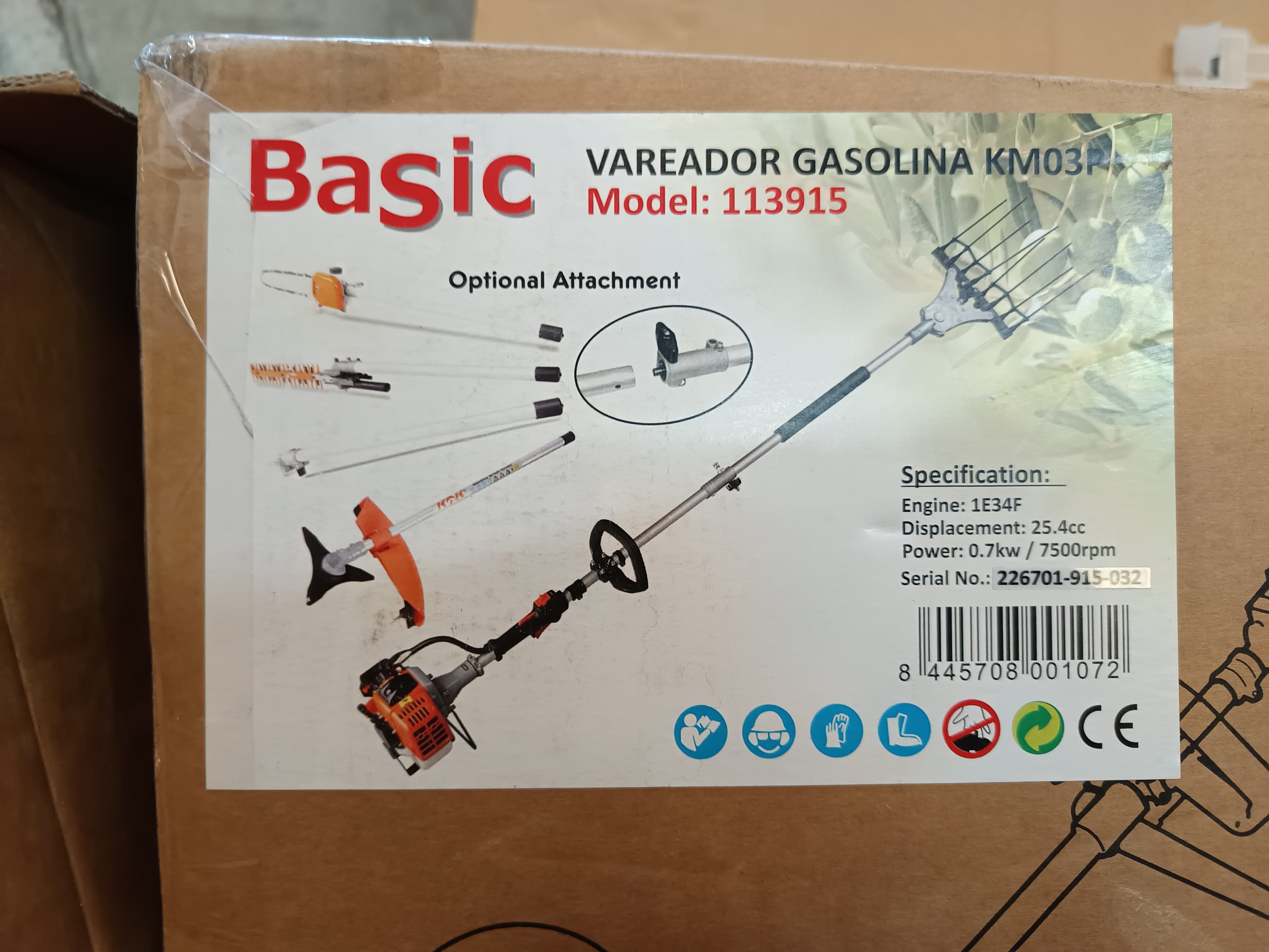 Motor a gasolina Basic com kit podador — imagen 5