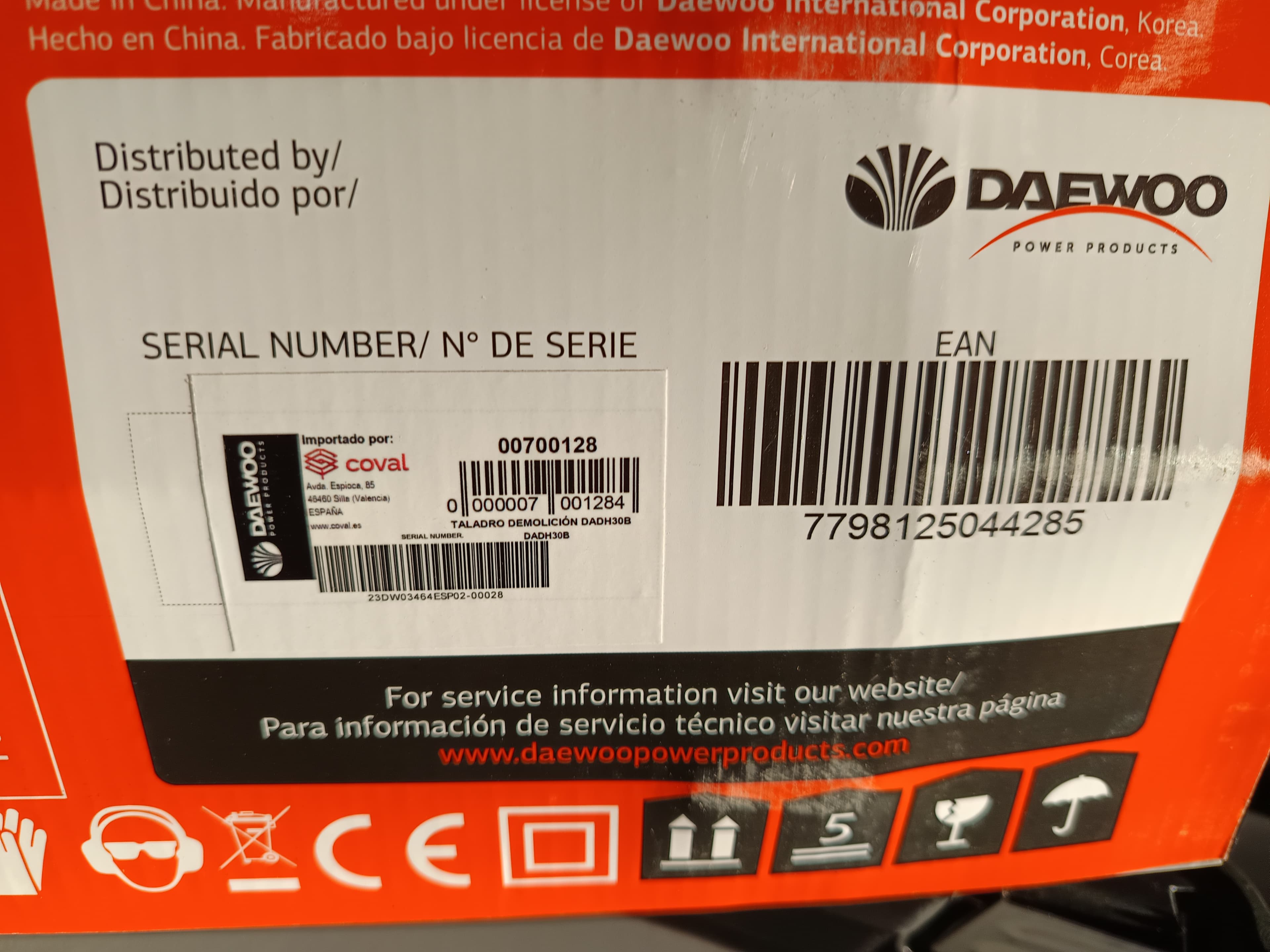 Martelo demolidor Daewoo — imagem 6