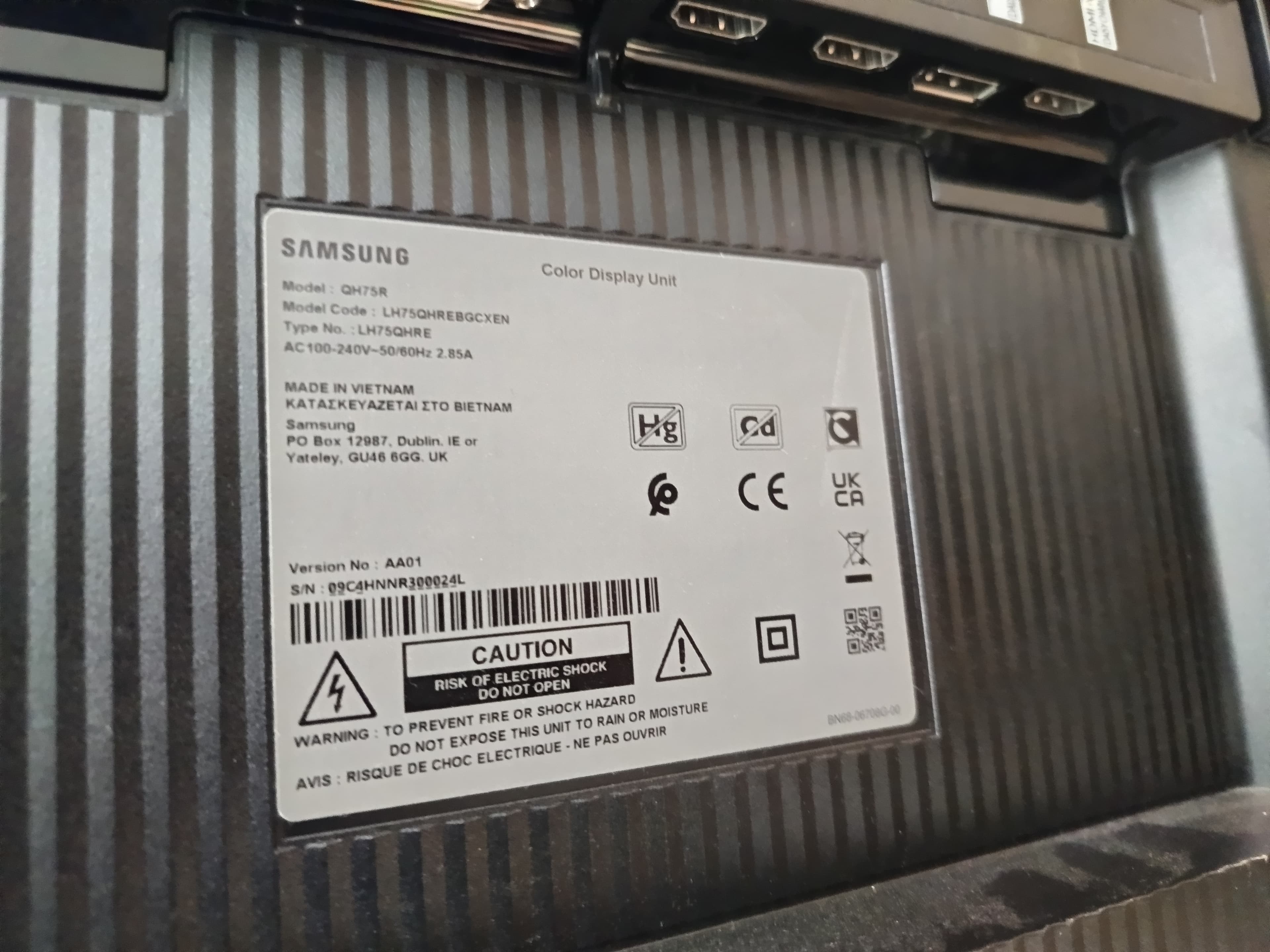 Plasma Samsung 75" — imagem 6