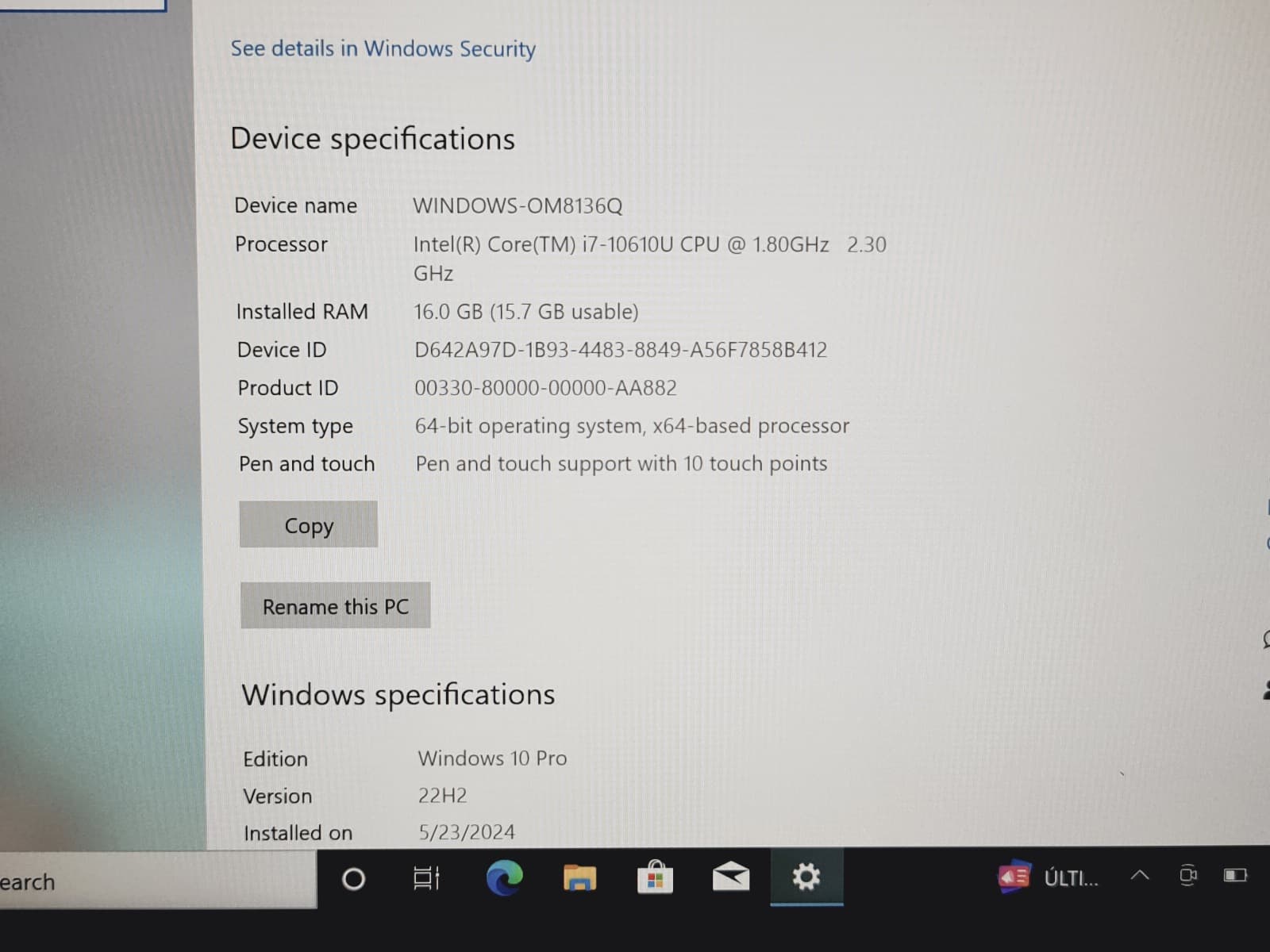 Portátil Dell Latitude 5310 — image 14