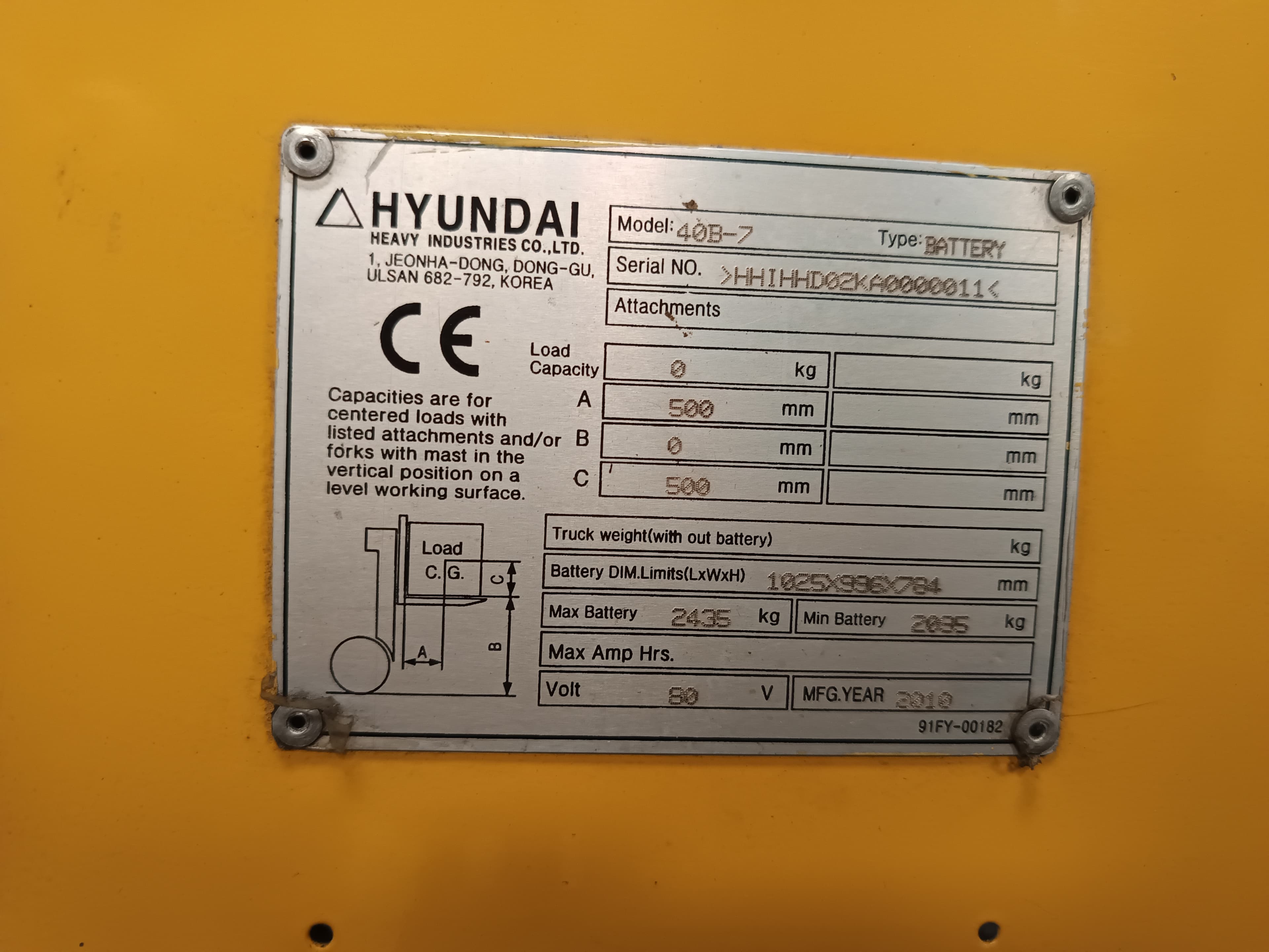 Empilhador Hyundai · Elétrico · Ano 2010 · 4000Kg — image 15