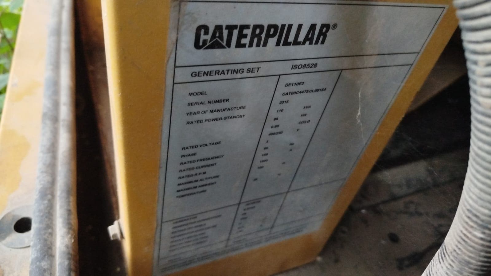 Gerador Caterpillar DE110E2 — imagen 2