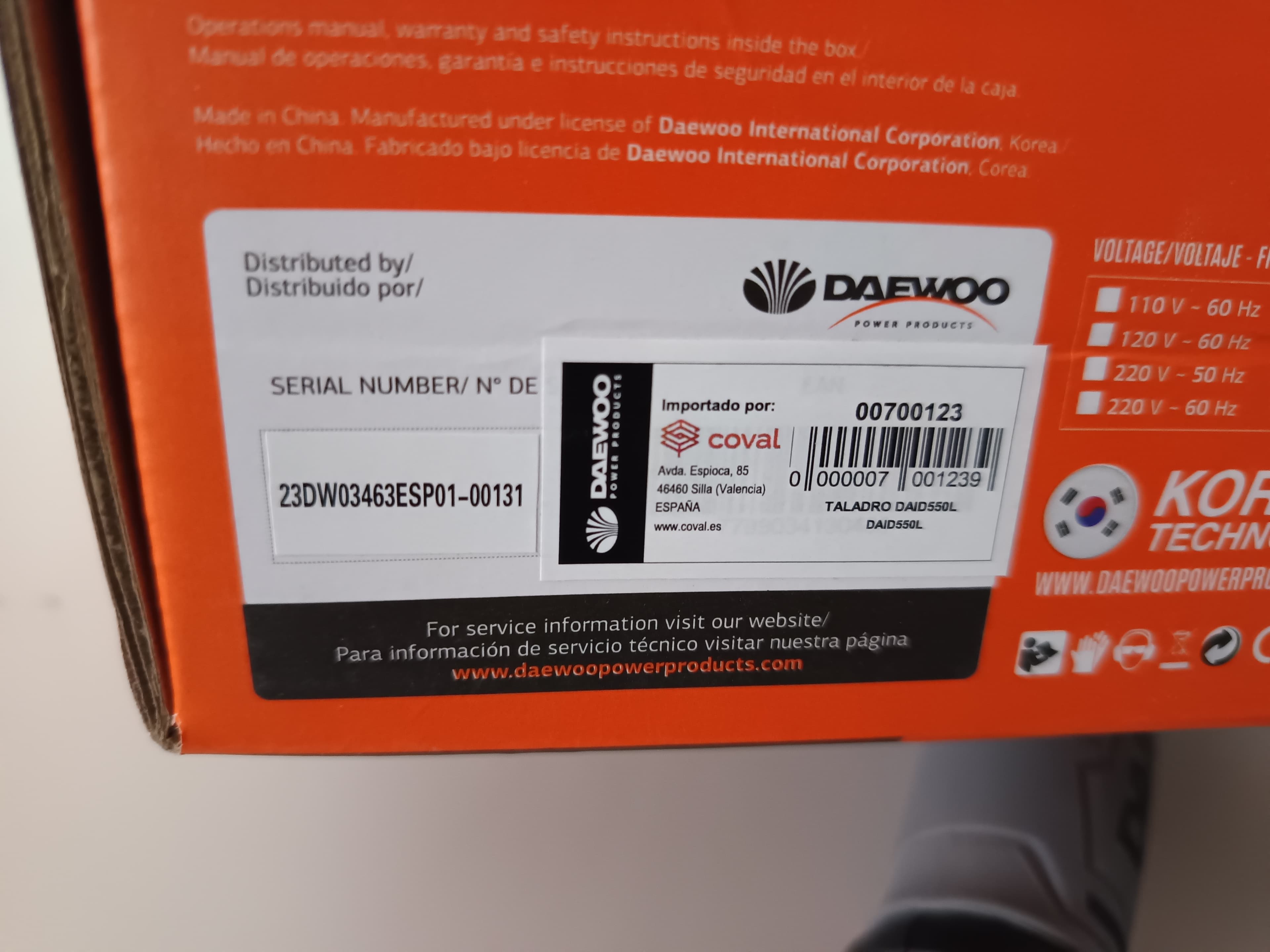 Martelo de impacto Daewoo — imagem 5