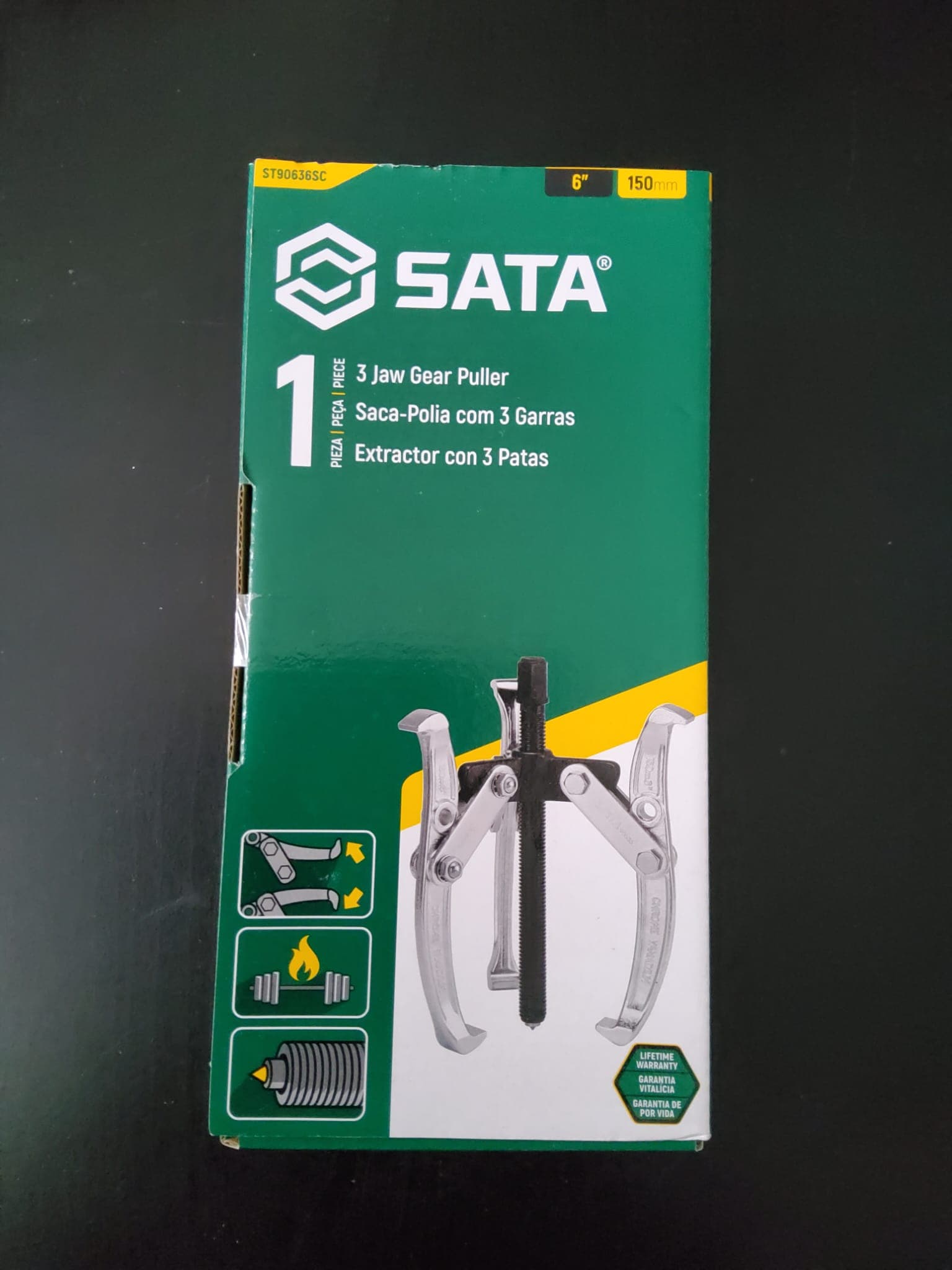 EXTRATORES REVERSÍVEIS DE 3 GARRAS DE 6" — imagen 2
