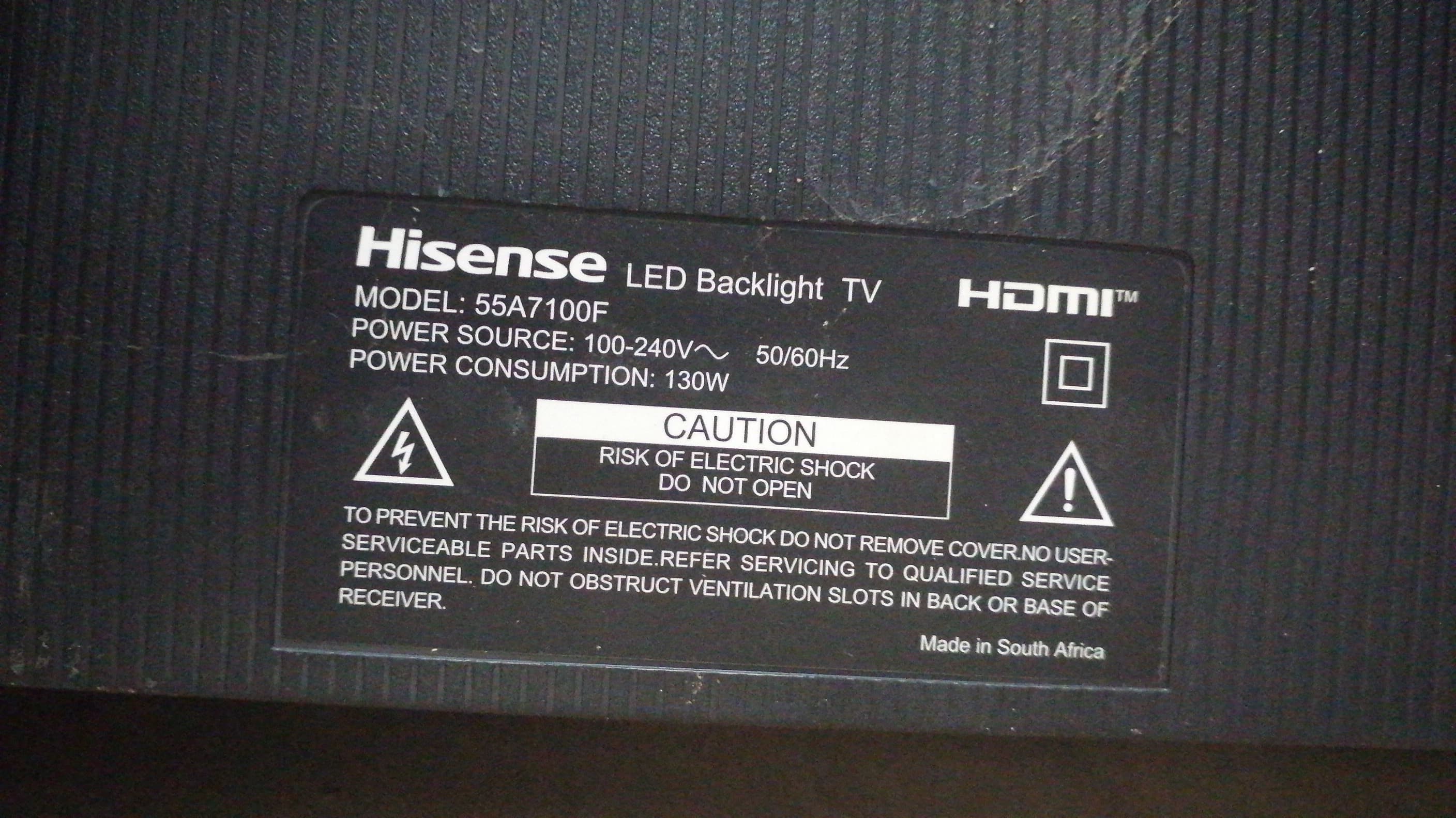 TV Hisense 55A7100F — imagem 6