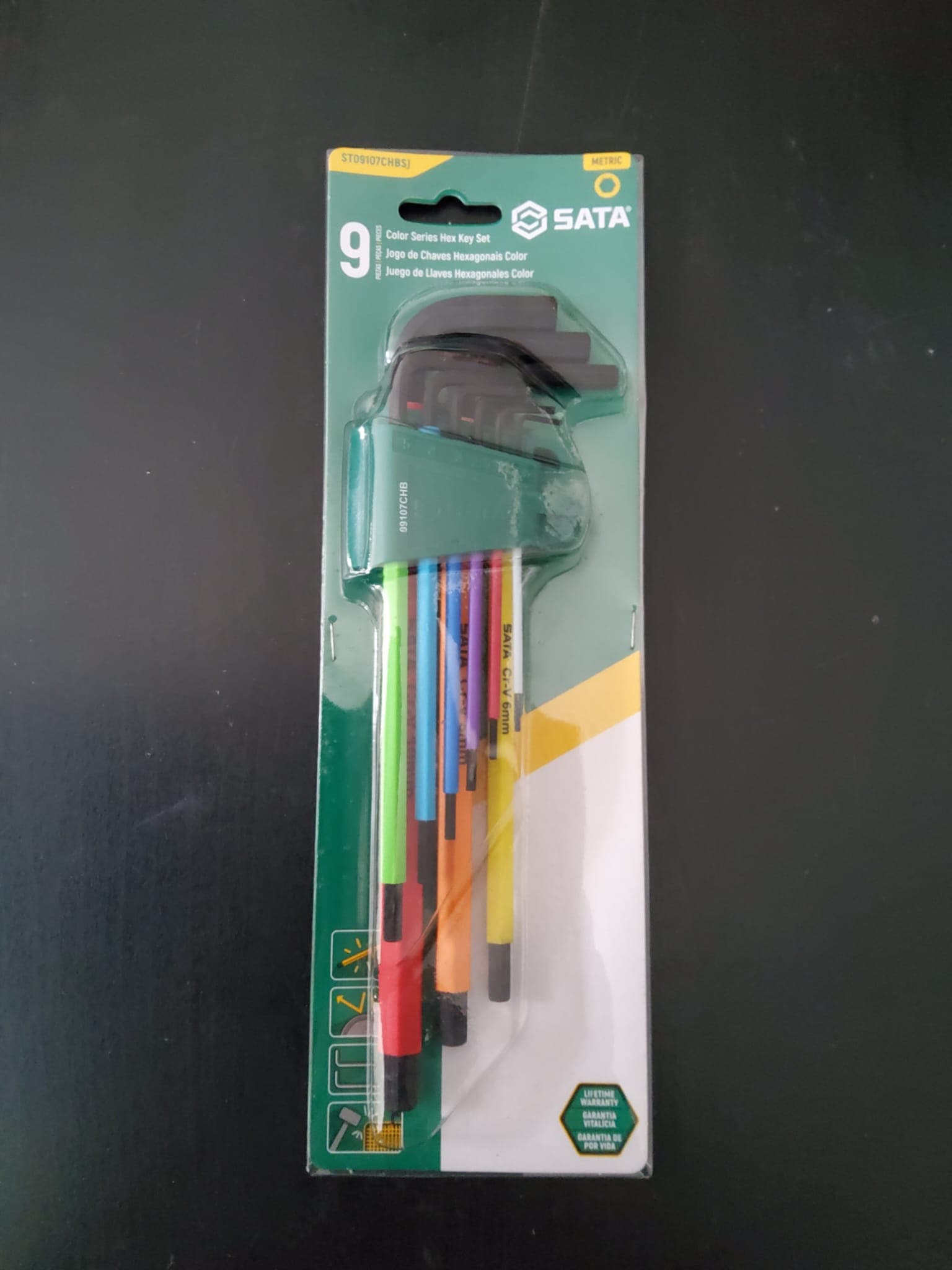 CHAVES SEXTAVADAS DA SÉRIE DE CORES EXTRA LONGAS — imagen 2