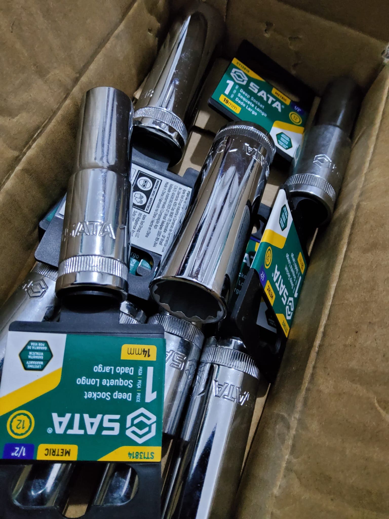CHAVES DE CAIXA PROFUNDAS 12 PONTOS DE 1/2" — image 1