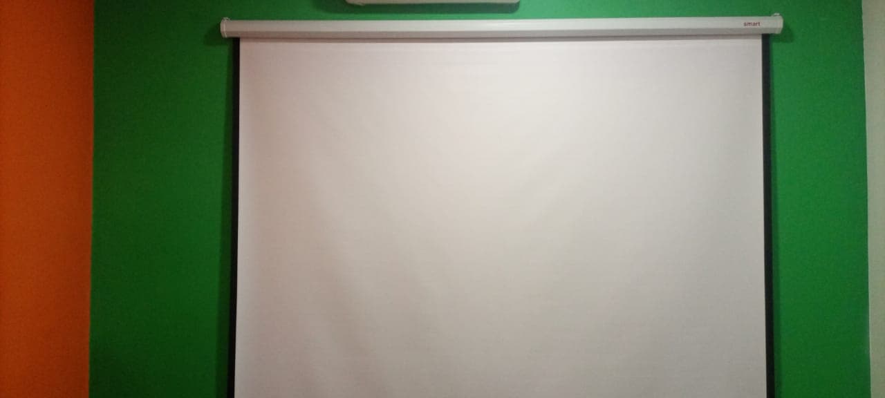 Telas para projeção