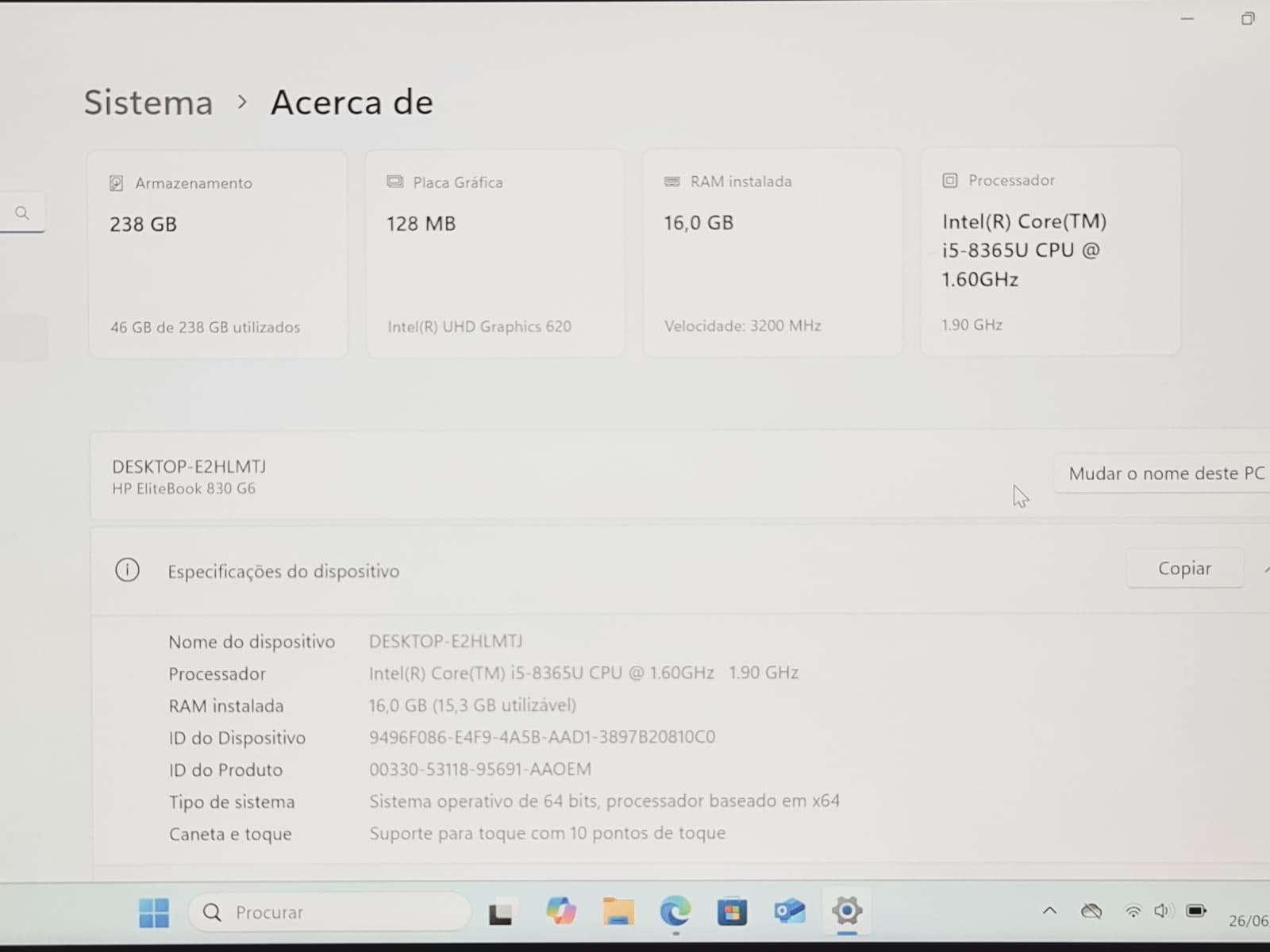 Portátil HP EliteBook 830 G6 — imagen 11