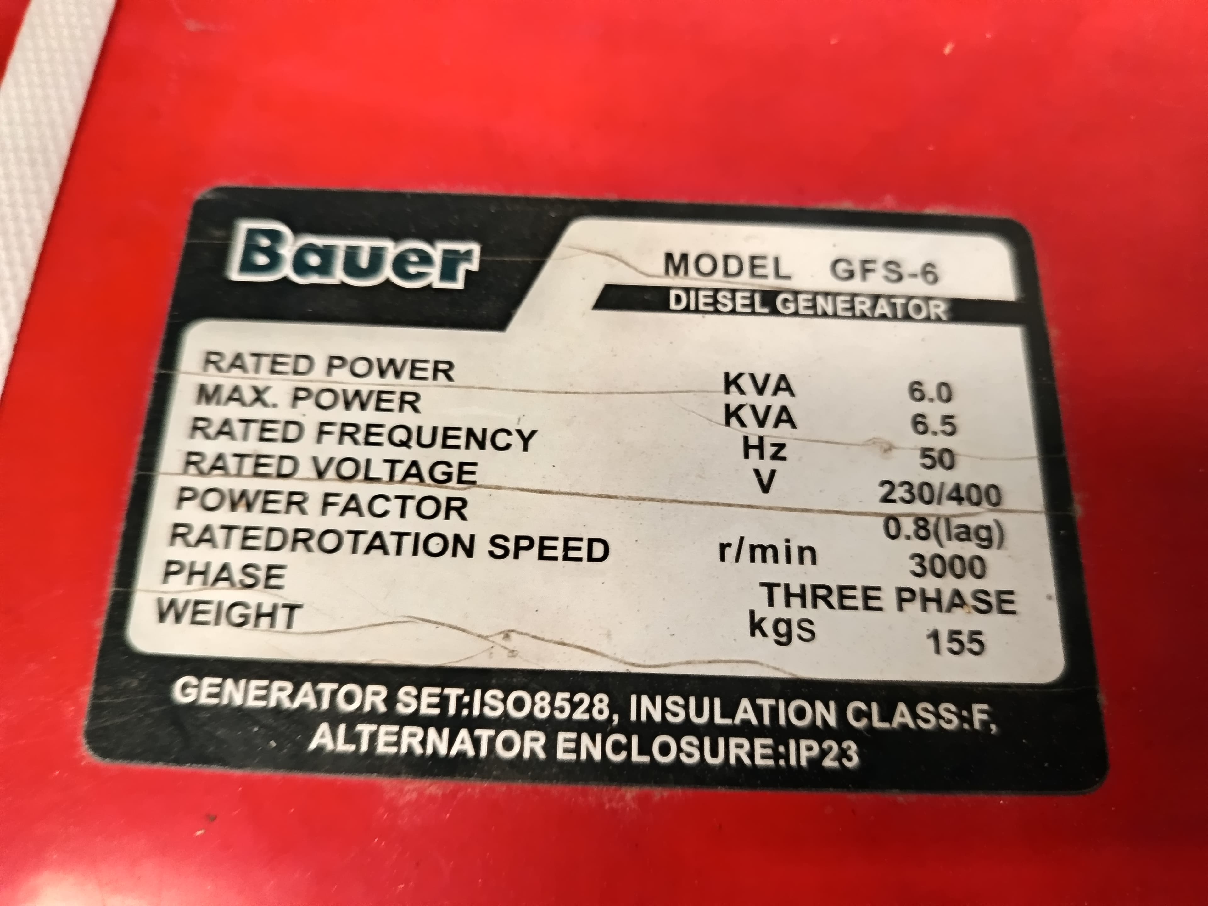 Générateur Bauer GFS-6 — image 8