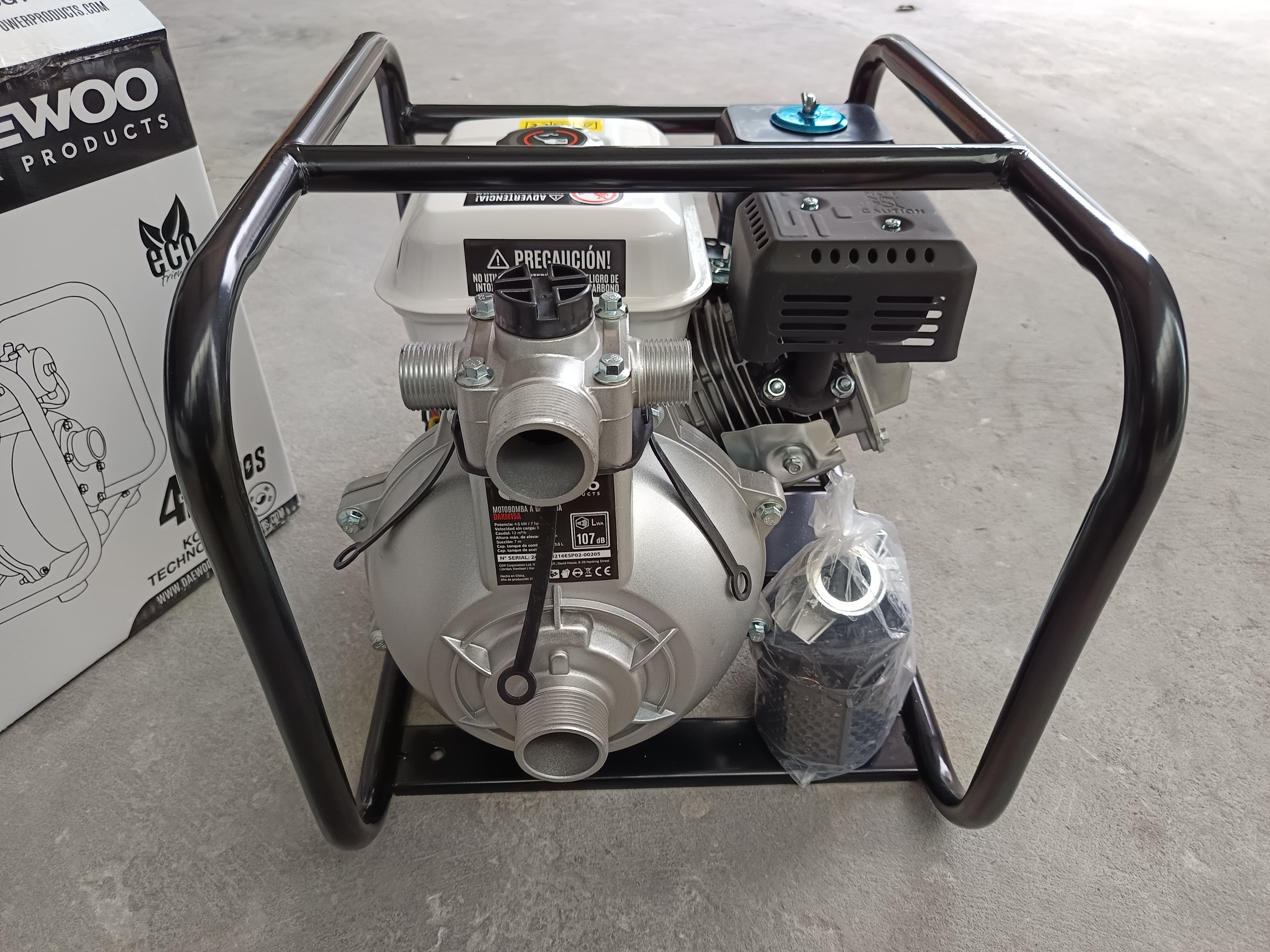 Motobomba a gasolina Daewoo — imagen 5