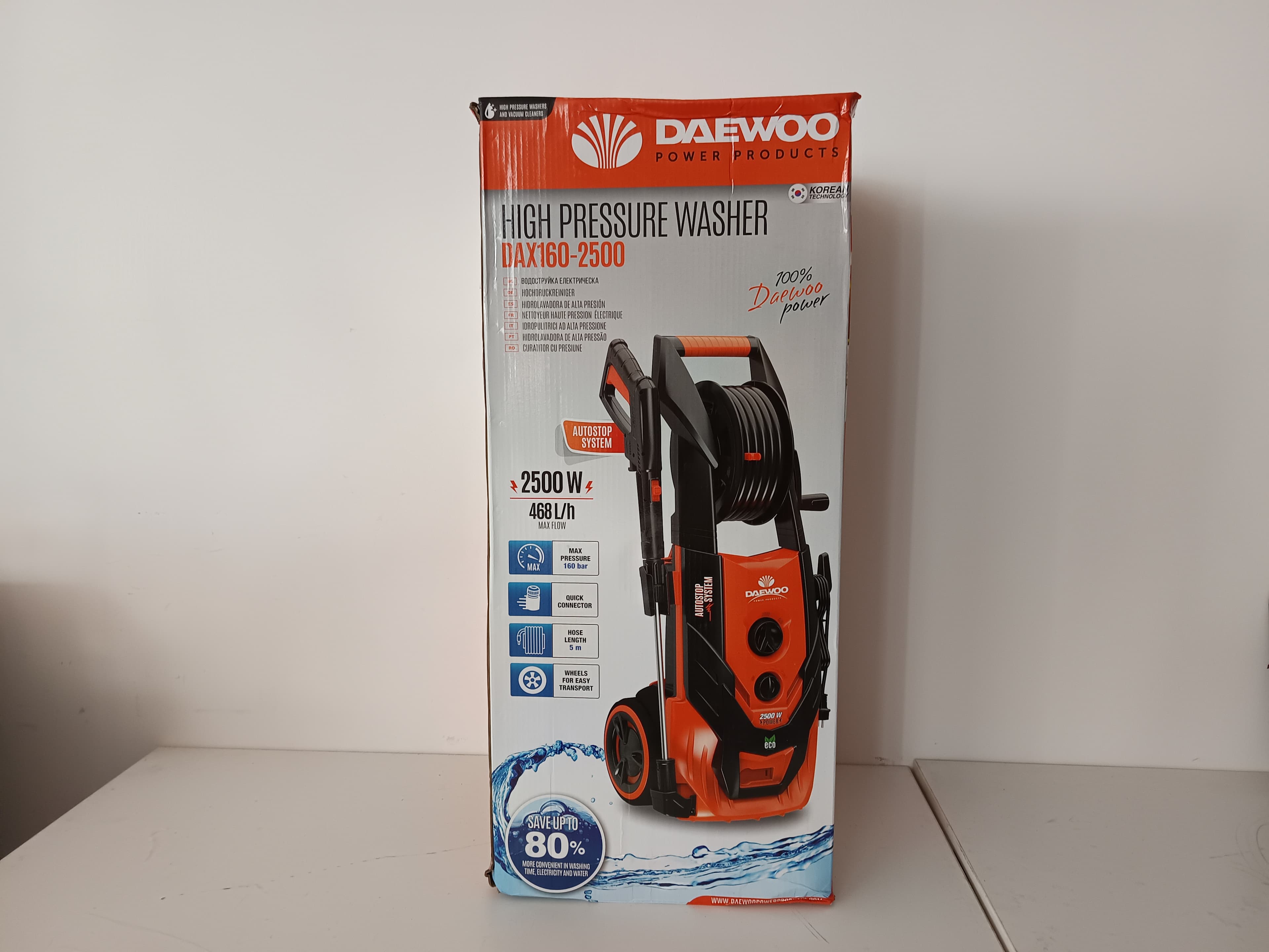 Máquina de lavar de pressão Daewoo