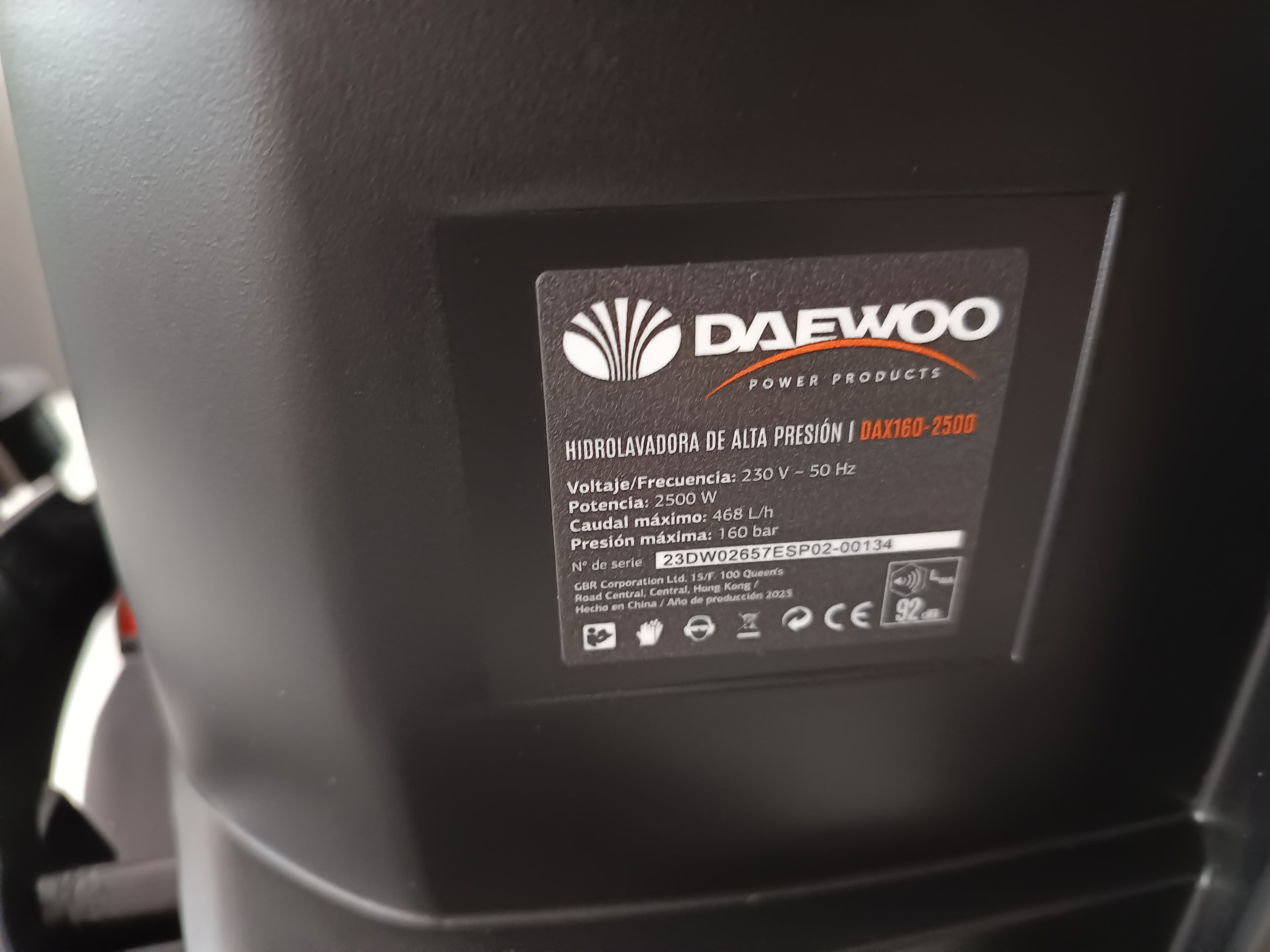 Máquina de lavar de pressão Daewoo — imagen 7