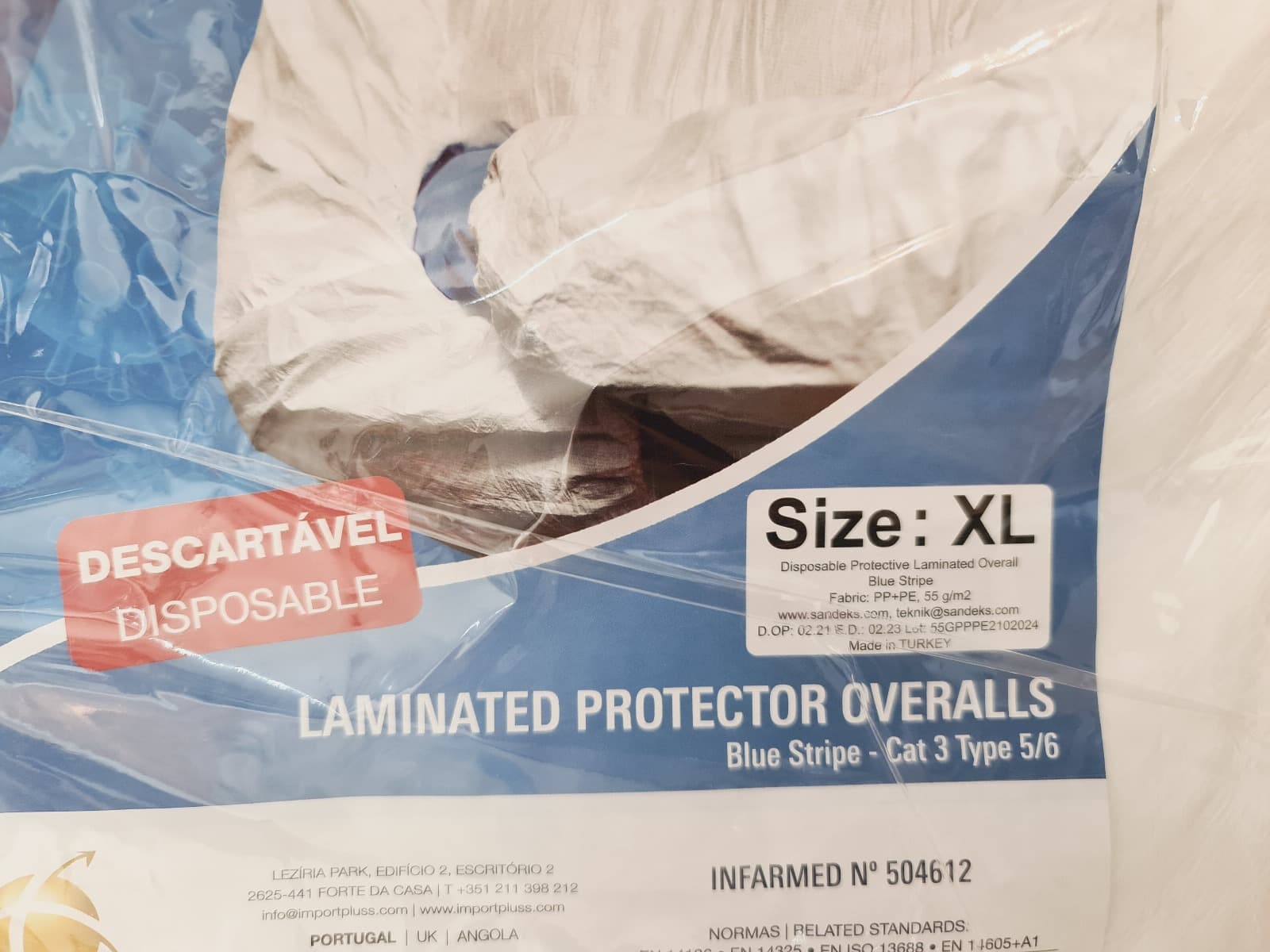 Fatos de Proteção · Tamanho XL — imagem 5