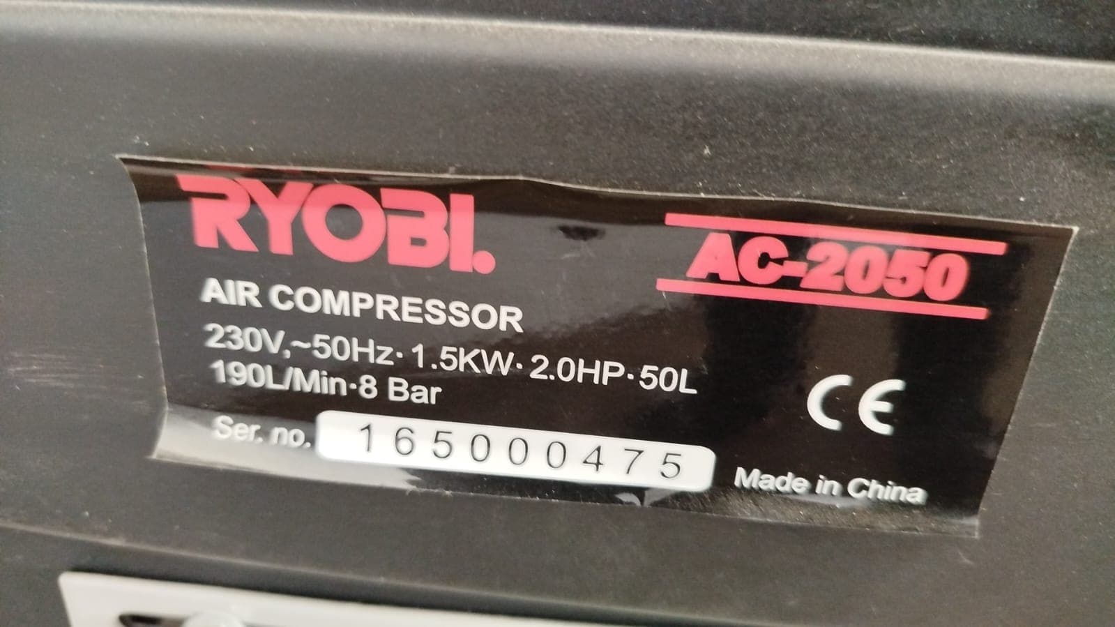 Compressor de ar - Ryobi — imagem 2