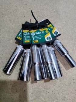 CONJUNTO 7 CHAVES DE CAIXA LONGAS 6 PONTOS DE 3/8" 