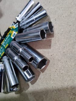 CONJUNTO 12 CHAVES DE CAIXA LONGAS 6 PONTOS DE 3/8"  — imagem 2