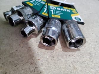 CONJUNTO 5 CHAVES DE CAIXA 6 PONTOS DE 3/8"