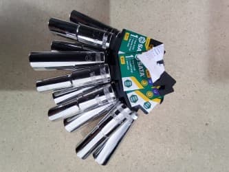 CONJUNTO 10 CHAVES DE CAIXA LONGAS 6 PONTOS DE 1/2" 