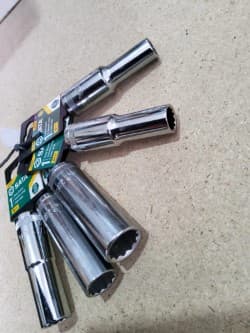 CONJUNTO 5 CHAVES DE CAIXA LONGAS 12 PONTOS DE 1/2" — imagem 2