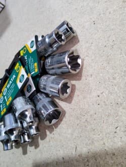 CONJUNTO 5 CHAVES DE CAIXA Torx®  DE 3/8" — imagen 2