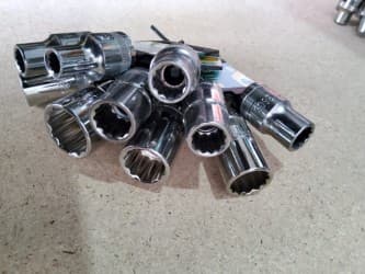 CONJUNTO 10 CHAVES DE CAIXA 12 PONTOS DE 1/2" — imagen 2