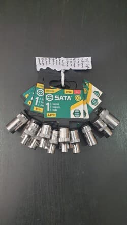 CONJUNTO 13 CHAVES DE CAIXA 6 PONTOS DE 1/4"