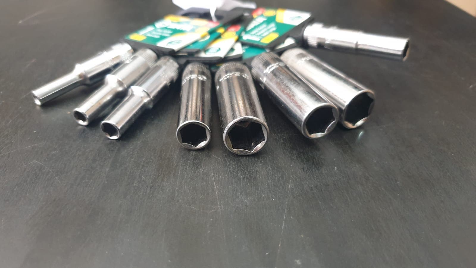 CONJUNTO 8 CHAVES DE CAIXA LONGAS 6 PONTOS DE 1/4" — imagen 2