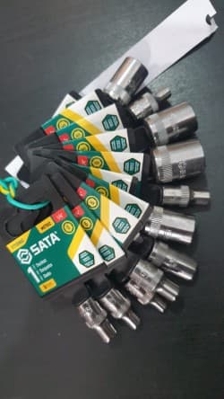 CONJUNTO 11 CHAVES DE CAIXA 6 PONTOS DE 1/4"