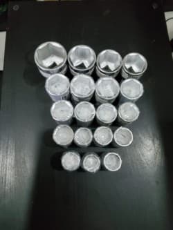 CONJUNTO 19 CHAVES DE CAIXA 6 PONTOS DE 3/4"