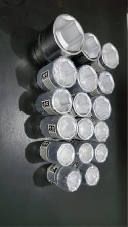 CONJUNTO 17 CHAVES DE CAIXA 6 PONTOS DE 3/4" — imagem 3