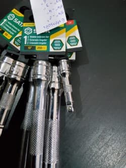CONJUNTO DE 7 BARRAS (EXTENSÕES) COM BLOQUEIO — imagem 2