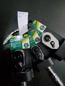 CONJUNTO DE 3 ROQUETES DE APERTO E LIBERTAÇÃO RÁPIDA EM AÇO — imagem 2