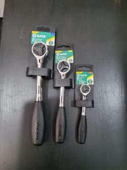 CONJUNTO DE 3 ROQUETES CABEÇA REDONDA DE 1/4", 3/8" e 1/2" — imagem 1