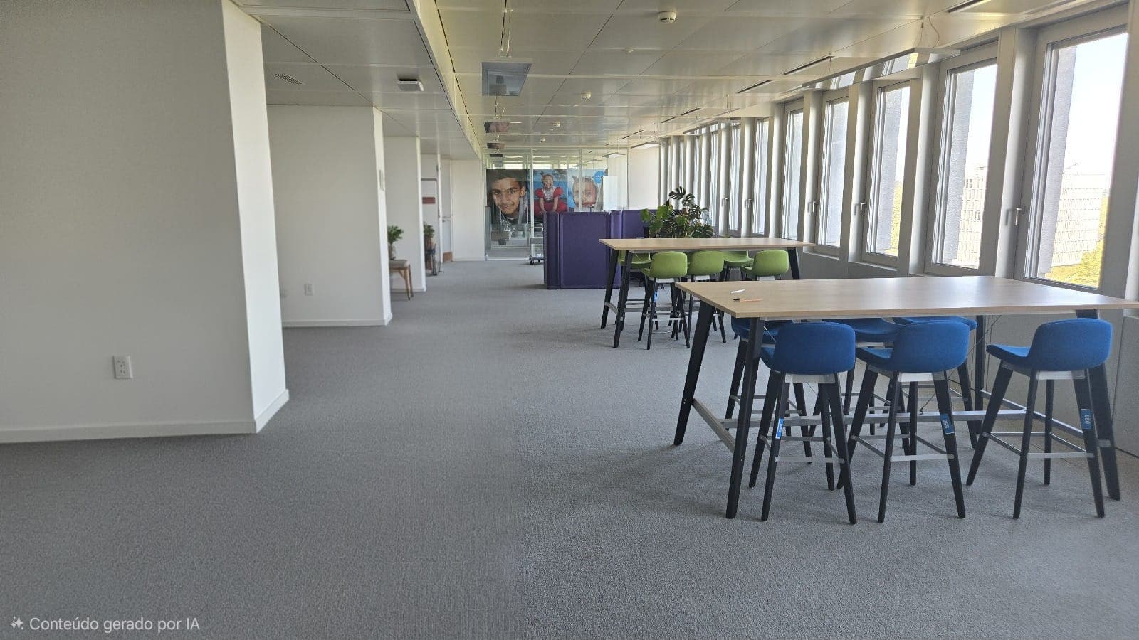 Zone de coworking colorée — imagem 1